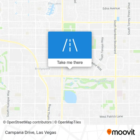 Campana Drive map