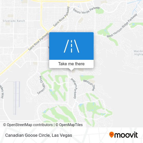 Canadian Goose Circle map