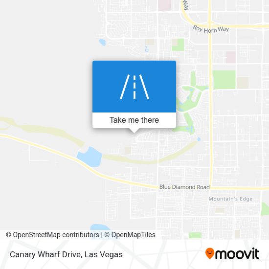 Canary Wharf Drive map