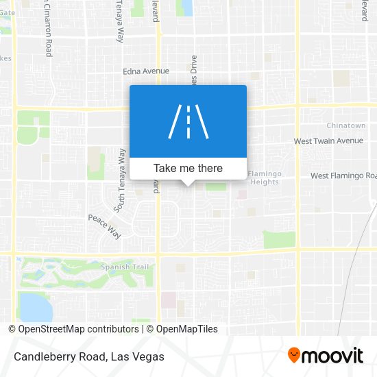 Candleberry Road map