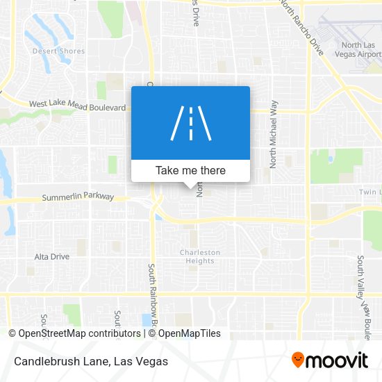 Mapa de Candlebrush Lane