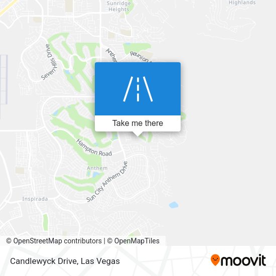 Candlewyck Drive map