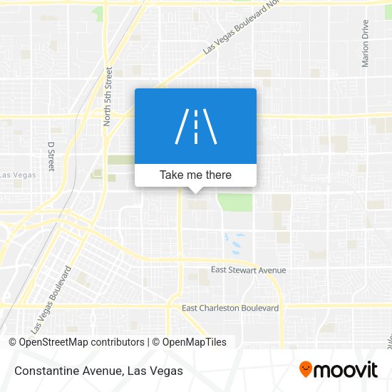 Mapa de Constantine Avenue