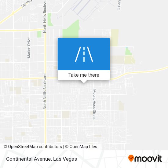 Mapa de Continental Avenue