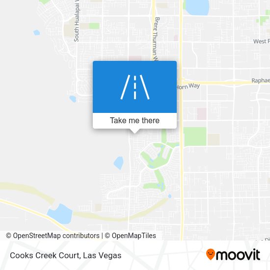 Cooks Creek Court map