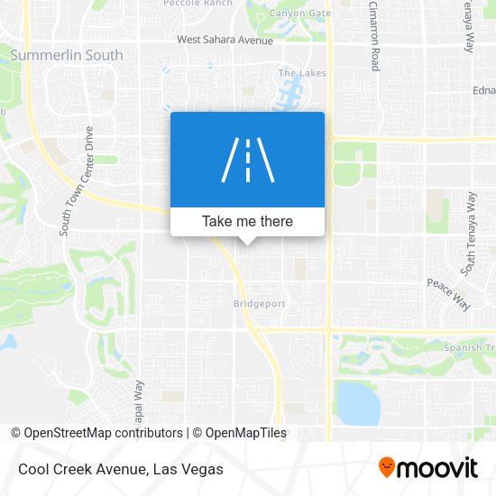 Cool Creek Avenue map