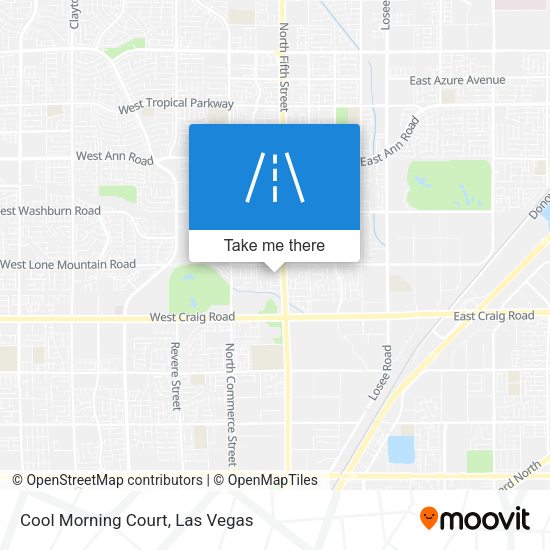 Cool Morning Court map