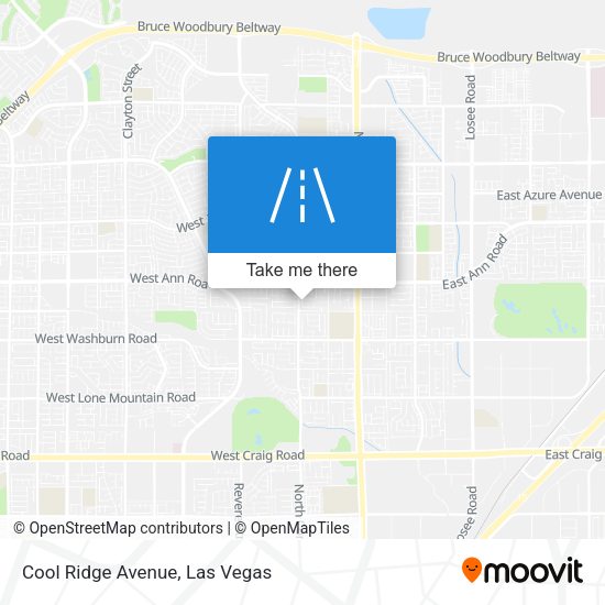 Cool Ridge Avenue map