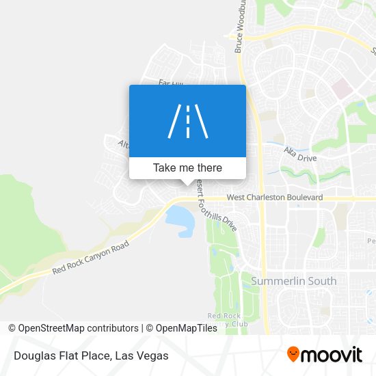 Douglas Flat Place map