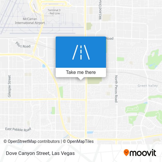 Dove Canyon Street map