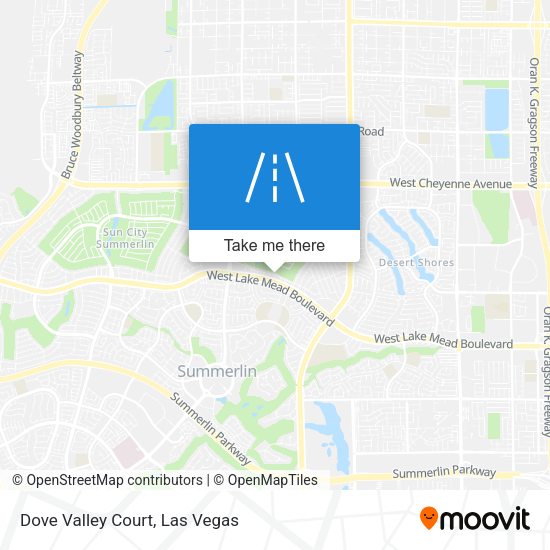 Mapa de Dove Valley Court