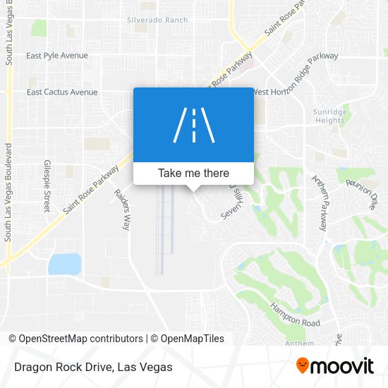 Mapa de Dragon Rock Drive