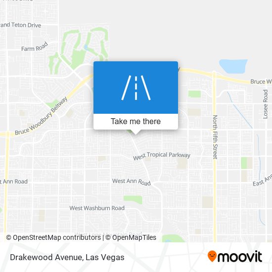 Mapa de Drakewood Avenue