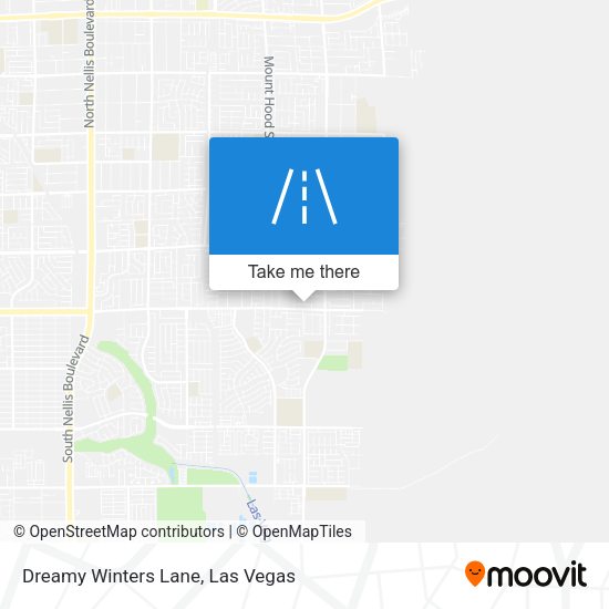 Dreamy Winters Lane map