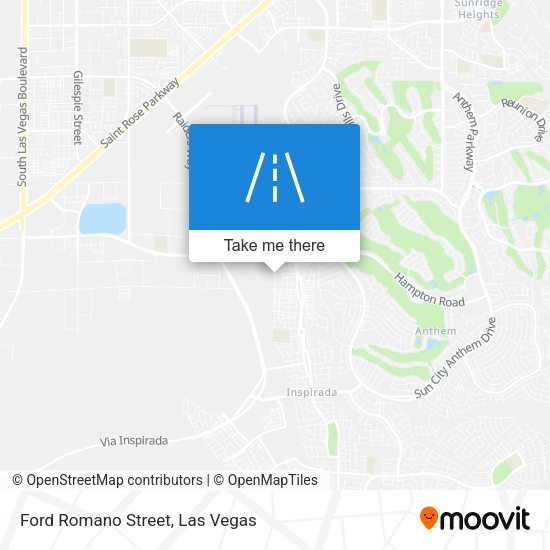 Mapa de Ford Romano Street