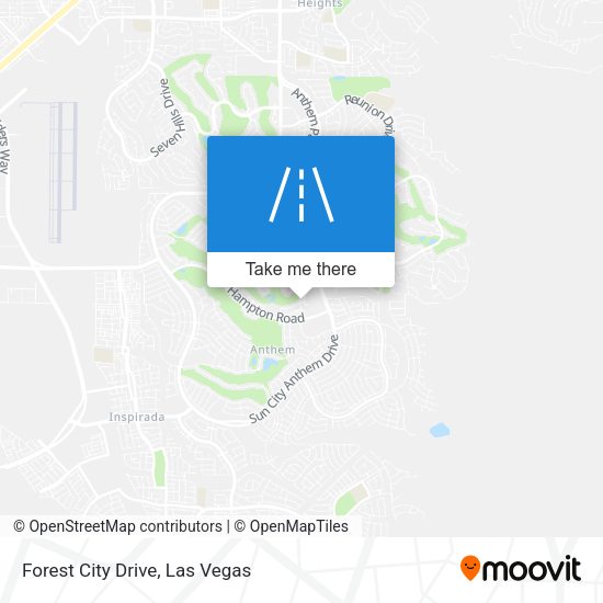 Mapa de Forest City Drive