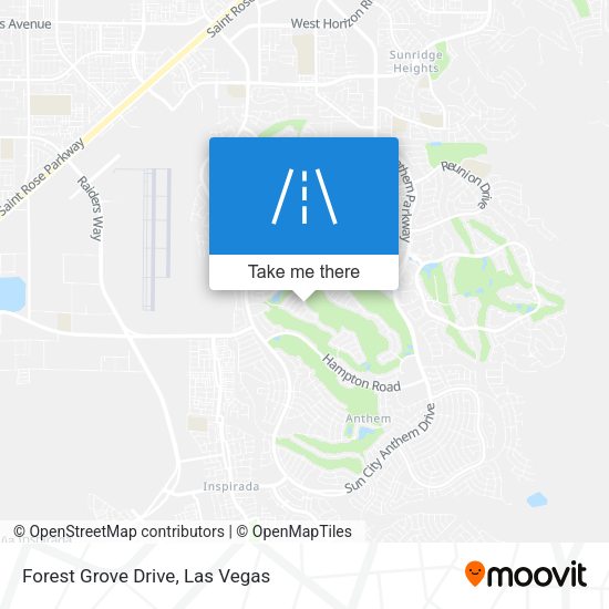 Mapa de Forest Grove Drive