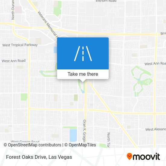 Forest Oaks Drive map