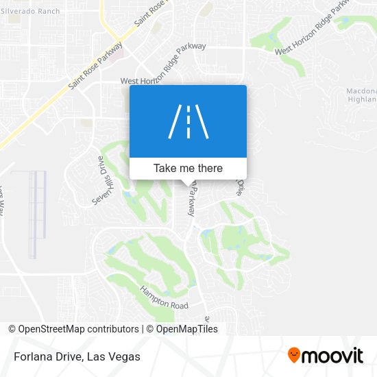Mapa de Forlana Drive