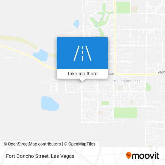 Fort Concho Street map