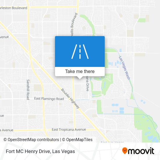 Mapa de Fort MC Henry Drive