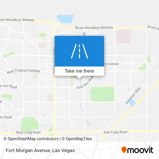 Fort Morgan Avenue map