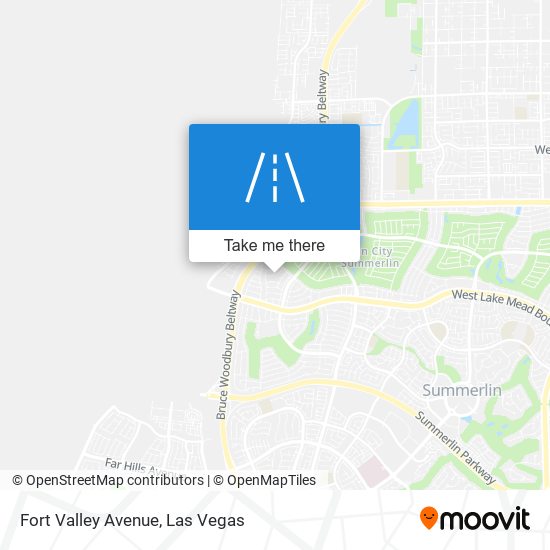 Fort Valley Avenue map