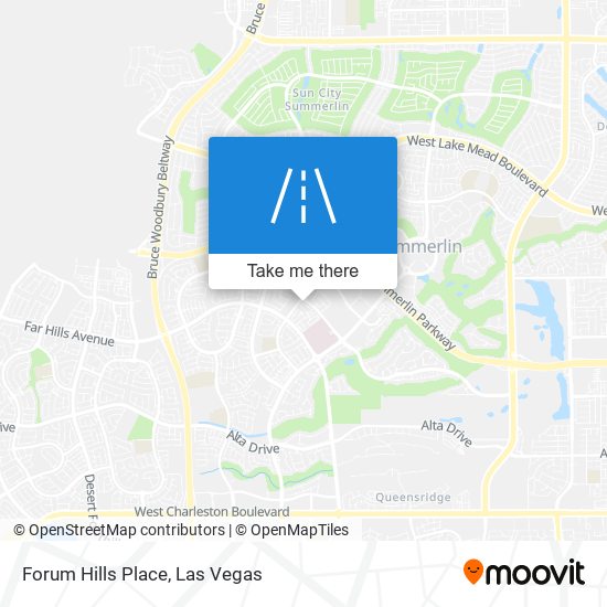 Forum Hills Place map