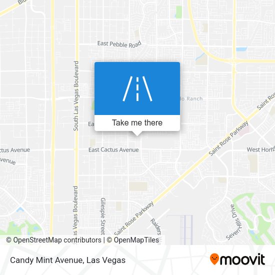 Candy Mint Avenue map