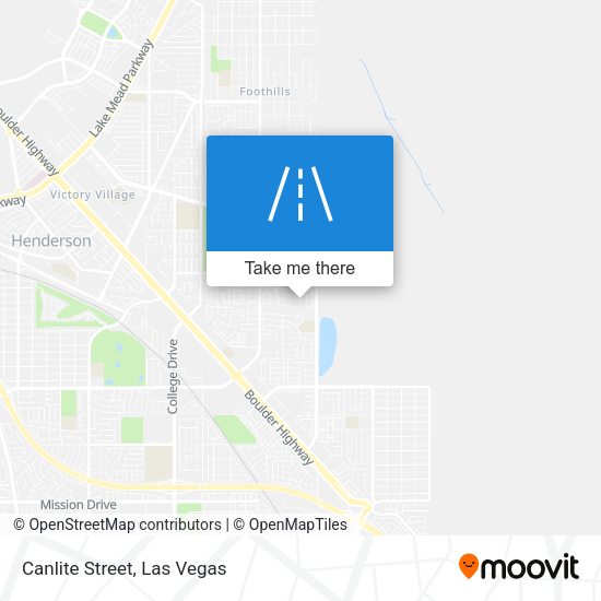 Mapa de Canlite Street