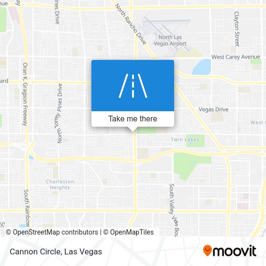 Mapa de Cannon Circle