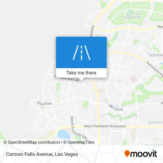 Cannon Falls Avenue map