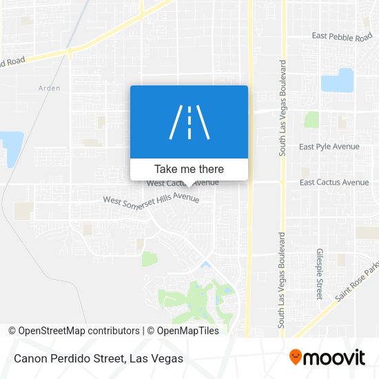 Canon Perdido Street map