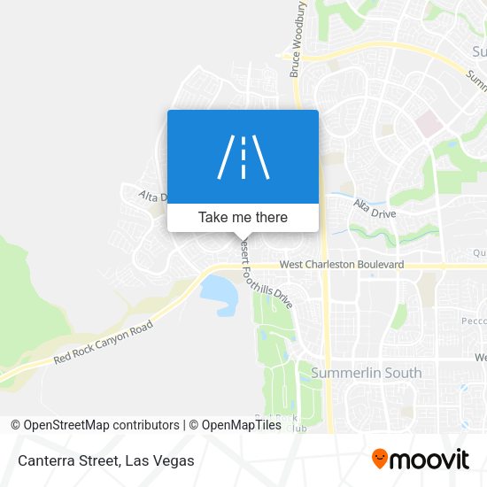 Canterra Street map