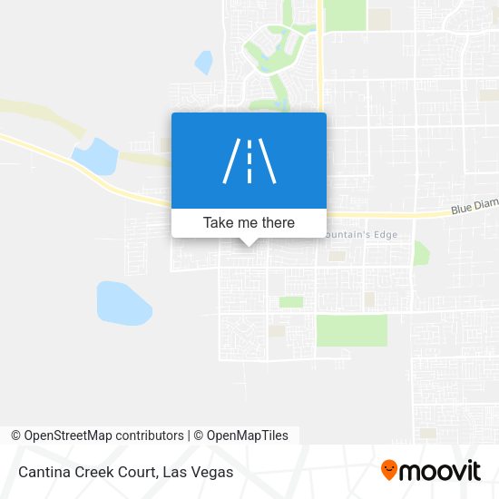 Mapa de Cantina Creek Court