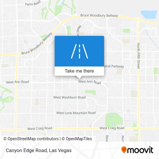 Canyon Edge Road map