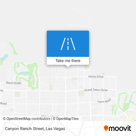 Canyon Ranch Street map