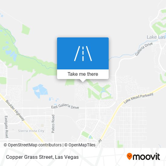 Copper Grass Street map