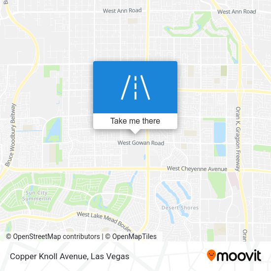 Mapa de Copper Knoll Avenue