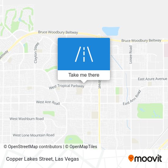 Copper Lakes Street map