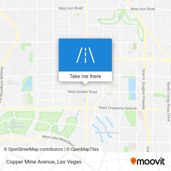 Copper Mine Avenue map