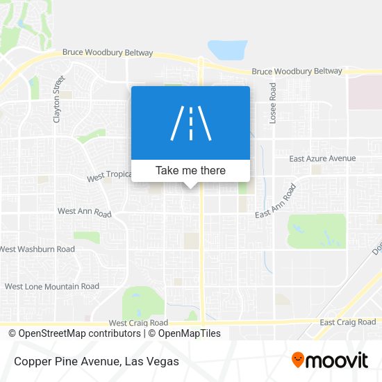 Mapa de Copper Pine Avenue