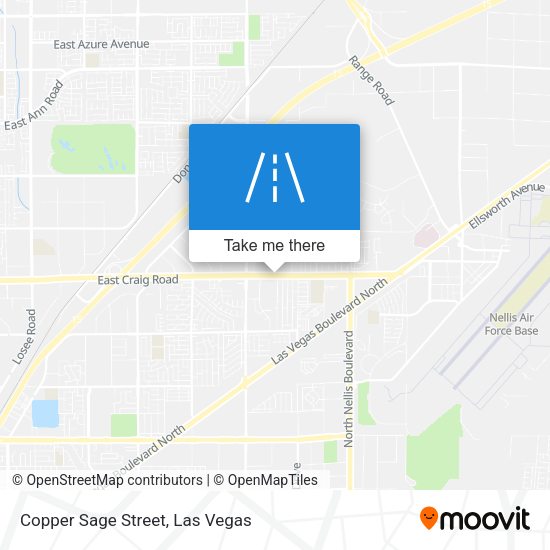 Copper Sage Street map