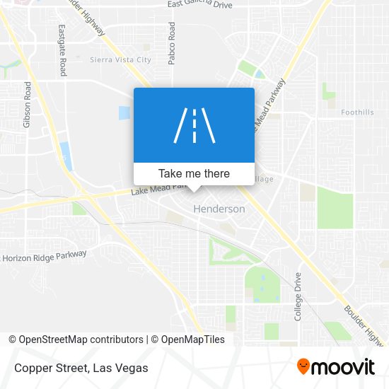 Mapa de Copper Street