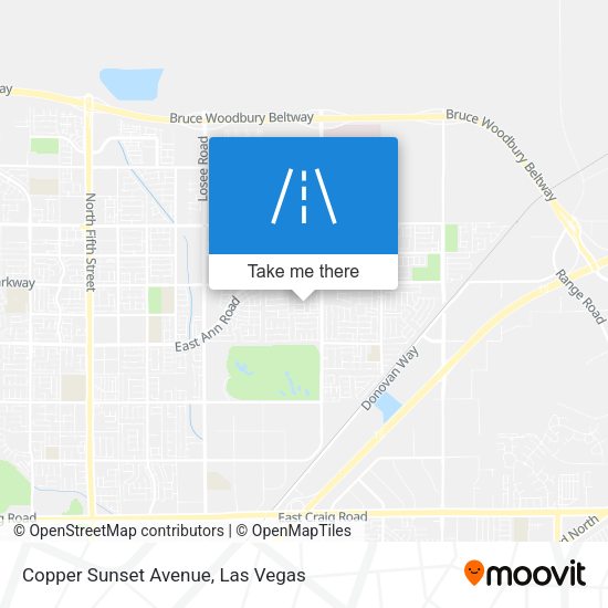 Mapa de Copper Sunset Avenue