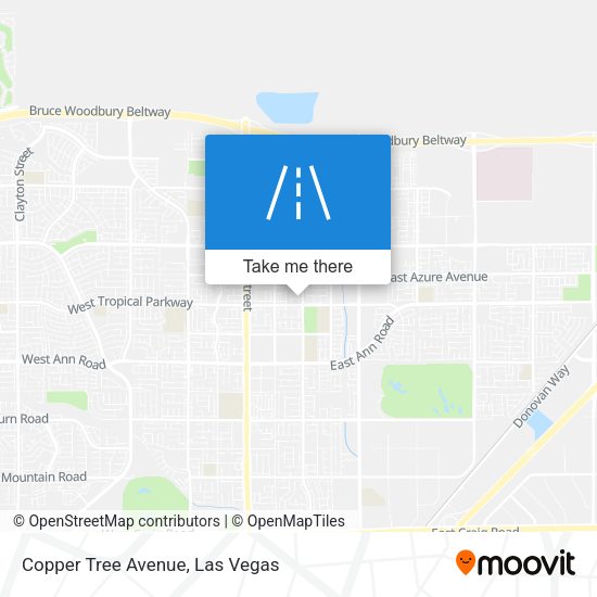 Copper Tree Avenue map