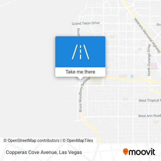 Copperas Cove Avenue map