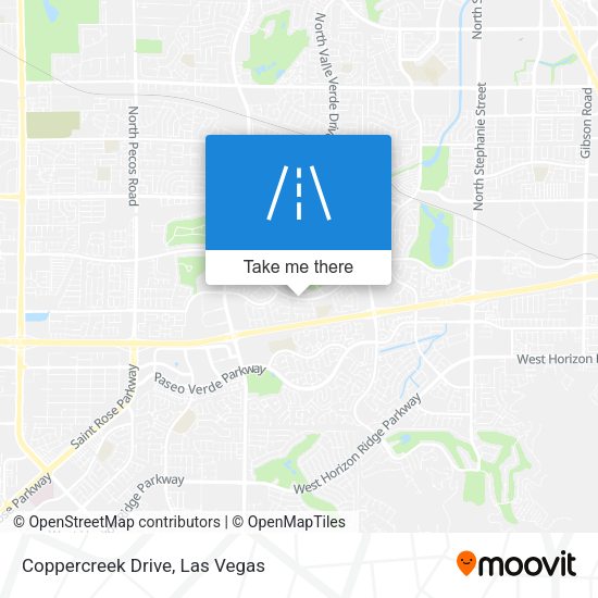 Coppercreek Drive map