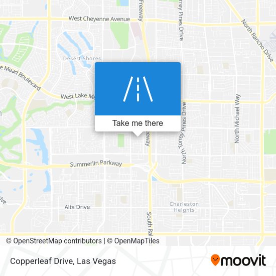 Copperleaf Drive map