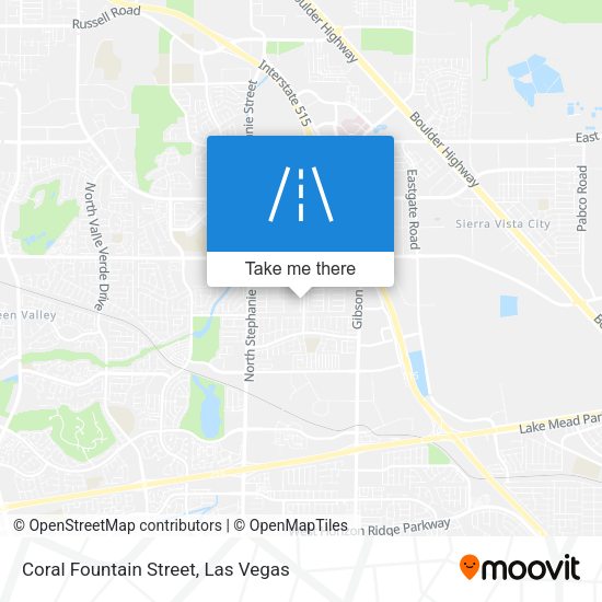 Coral Fountain Street map